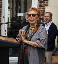 Inauguration de l'exposition Jardin de verre, Brigitte Sillard, Conches MDFD, 2024. 