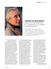 Article non publié de l'hommage à Thierry de Beaumont