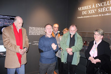 Inauguration de l'exposition Verre à inclusion du XIXe siècle, MVFD Conches 2024