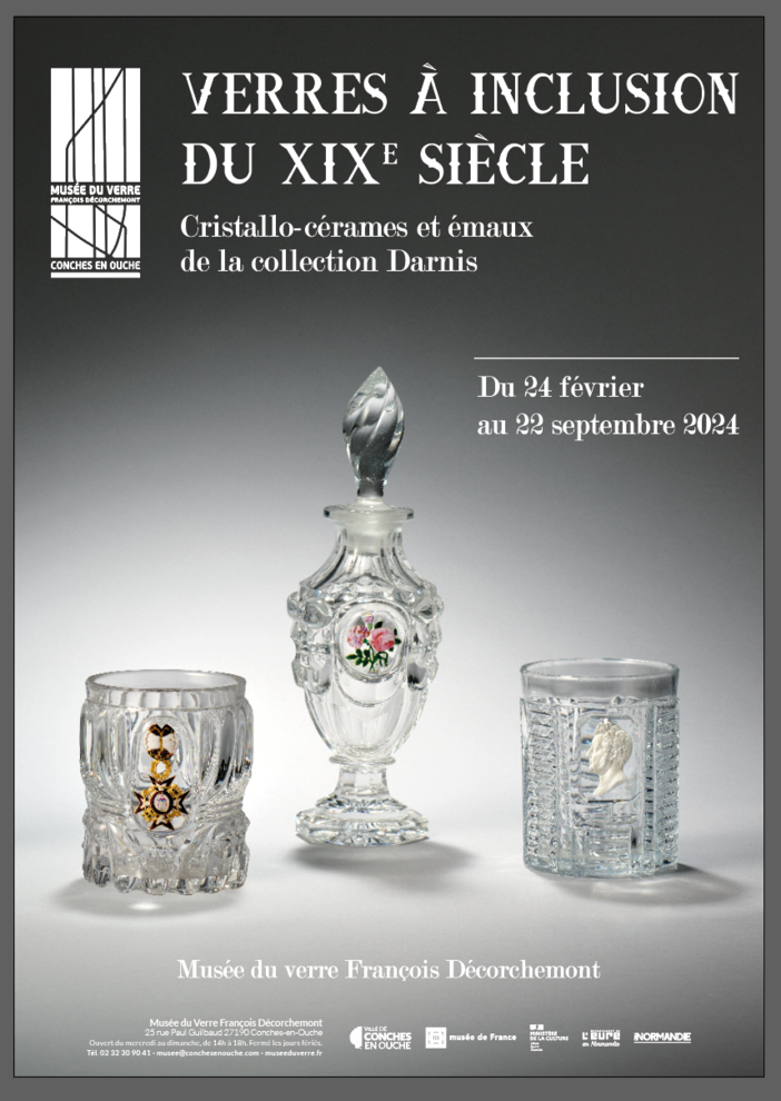 Verres à inclusion du XIXe siècle